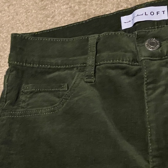 Newly added 💕 LOFT Forest Green Corduroy Trousers - Picture 3 of 7